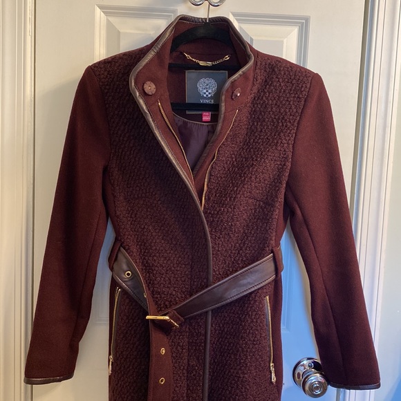 Vince Camuto Belted Wool Trenchcoat - Picture 5 of 15